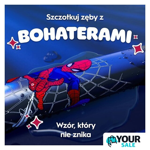 Электрическая зубная щетка Oral-B iO Kids Marvel Spiderman с футляром (черный) - Изображение №8 — Интернет-магазин Your Sale