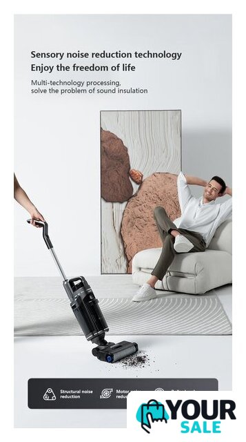 Пылесос Redkey Cordless Wet Dry Vacuum Cleaner W12 Pro (серый) - Изображение №8 — Интернет-магазин Your Sale