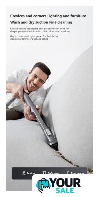 Пылесос Redkey Cordless Wet Dry Vacuum Cleaner W12 Pro (серый) - Изображение №10 — Интернет-магазин Your Sale
