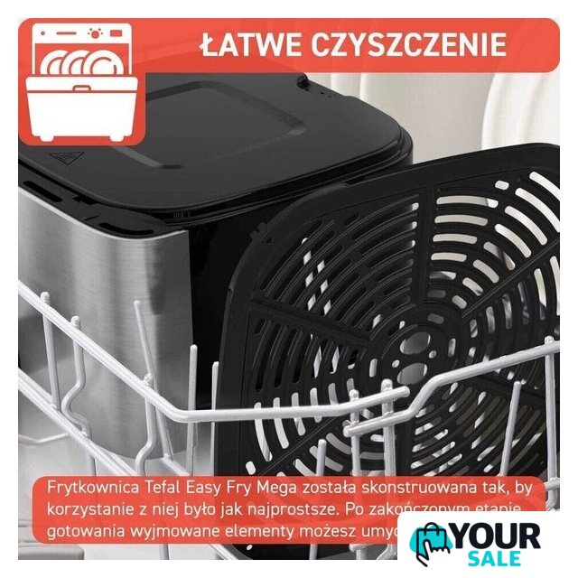 Аэрогриль (аэрофритюрница) Tefal EY8558E0 - Изображение №3 — Интернет-магазин Your Sale