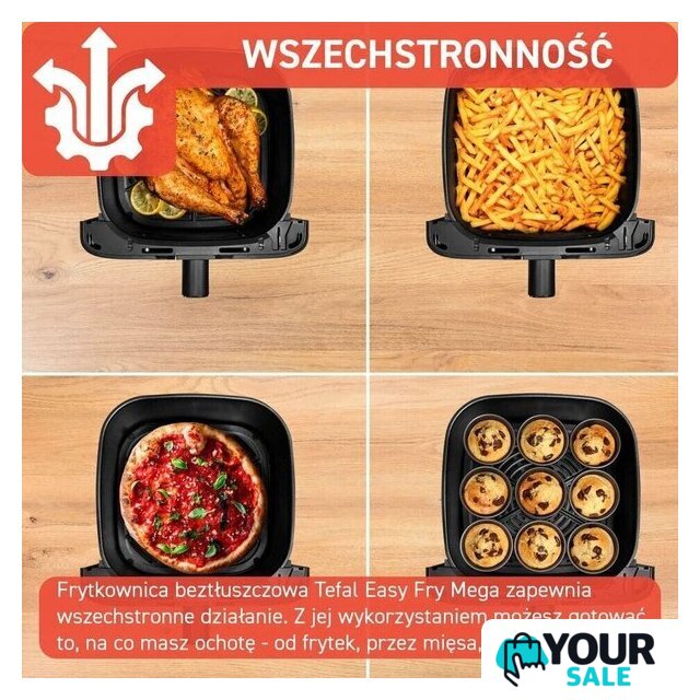Аэрогриль (аэрофритюрница) Tefal EY8558E0 - Изображение №6 — Интернет-магазин Your Sale