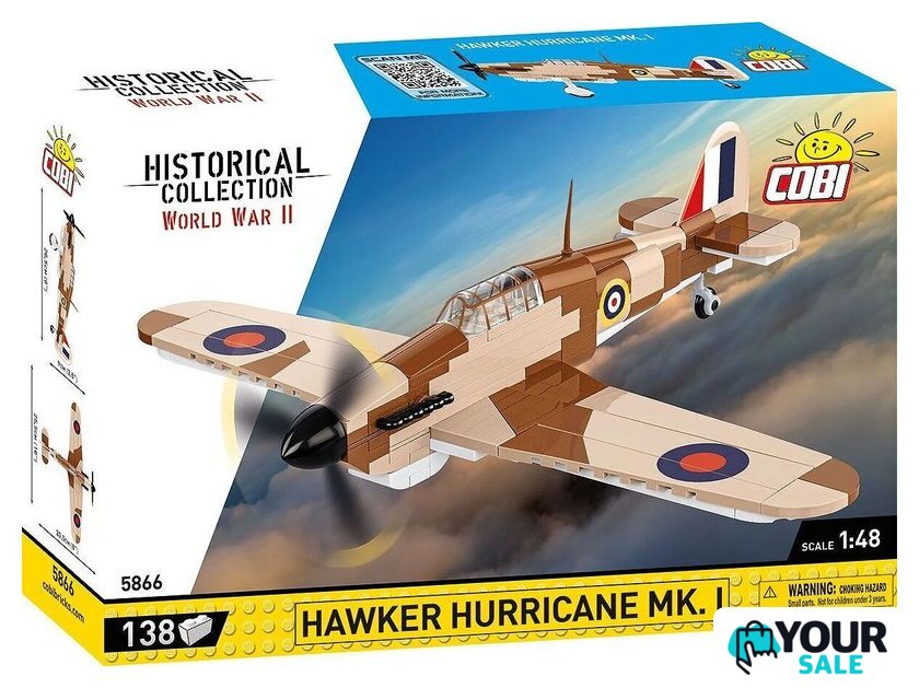 Конструктор Cobi Historical Collection WWII Hawker Hurricane Mk.I - Изображение №9 — Интернет-магазин Your Sale