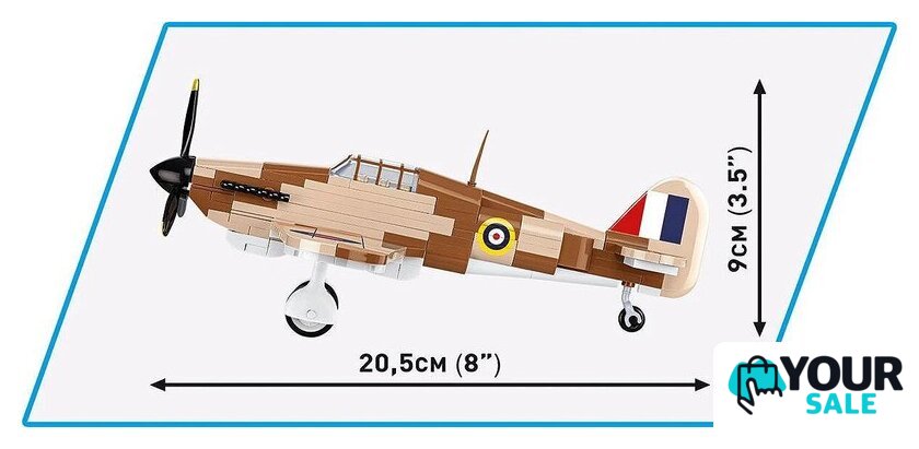 Конструктор Cobi Historical Collection WWII Hawker Hurricane Mk.I - Изображение №7 — Интернет-магазин Your Sale
