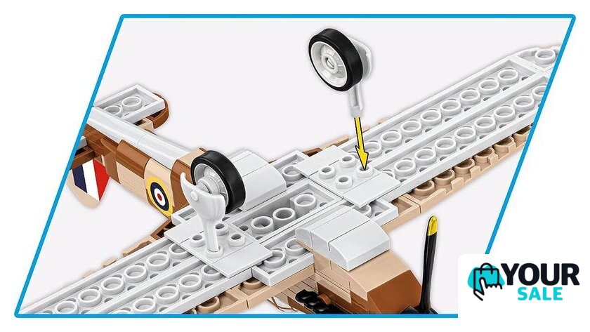 Конструктор Cobi Historical Collection WWII Hawker Hurricane Mk.I - Изображение №5 — Интернет-магазин Your Sale