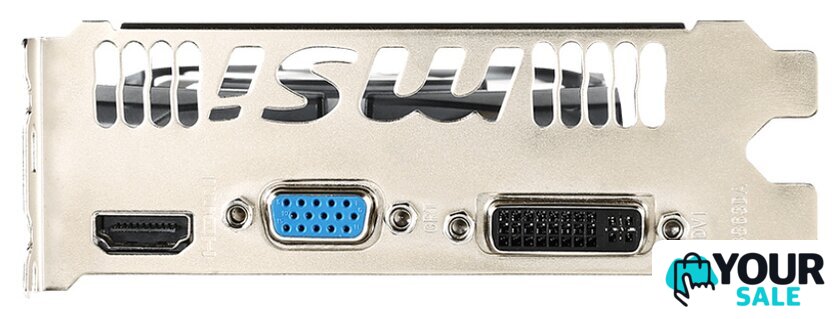 Видеокарта MSI GeForce GT 730 2GB DDR3 N730-2GD3V3 - Изображение №4 — Интернет-магазин Your Sale