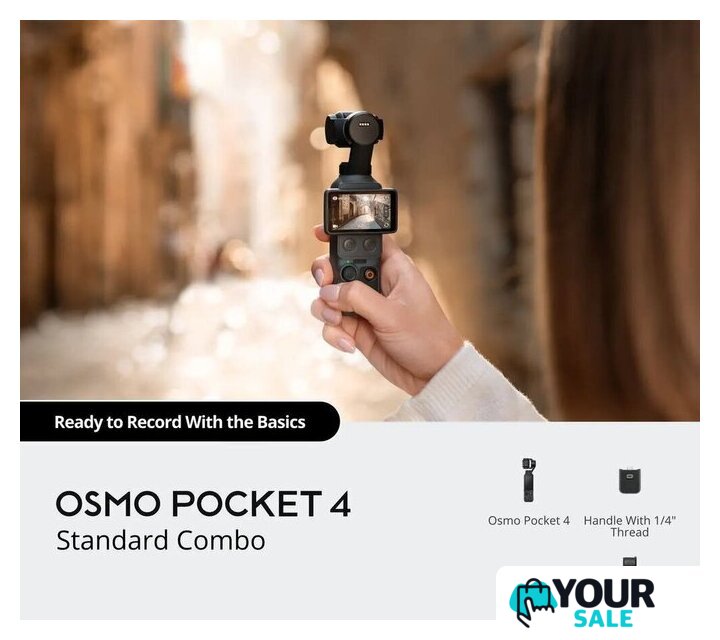 Экшен-камера DJI Osmo Pocket 4 Creator Combo (темно-серый) - Изображение №6 — Интернет-магазин Your Sale