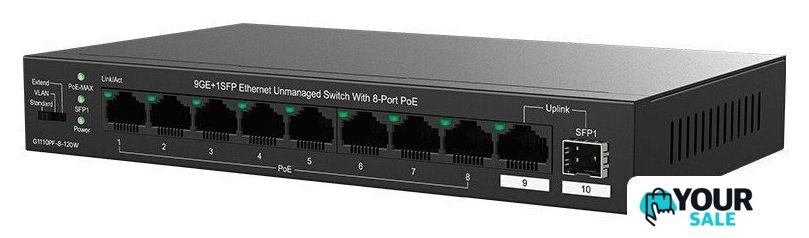 Неуправляемый коммутатор IP-COM G1110PF-8-120W - Изображение №3 — Интернет-магазин Your Sale