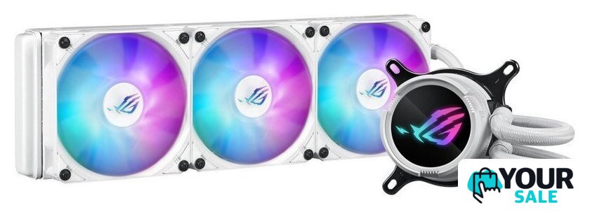 Система жидкостного охлаждения для процессора ASUS ROG Strix LC III 360 ARGB WHT - Изображение №1 — Интернет-магазин Your Sale
