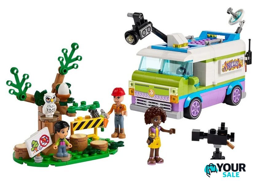 Конструктор LEGO Friends Фургон отдела новостей 41749 - Изображение №3 — Интернет-магазин Your Sale
