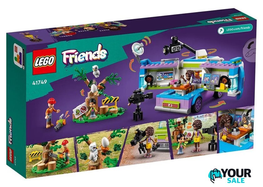 Конструктор LEGO Friends Фургон отдела новостей 41749 - Изображение №2 — Интернет-магазин Your Sale