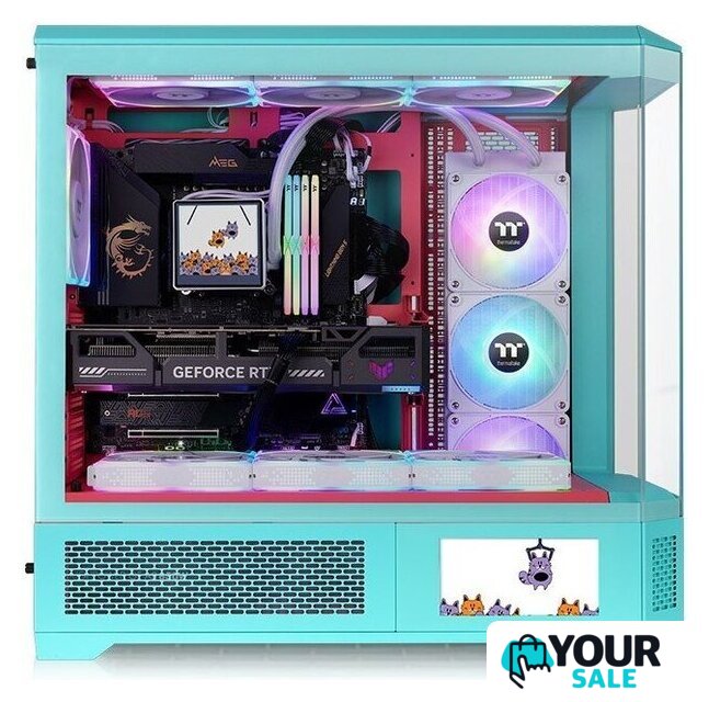 Корпус Thermaltake View 600 TG Mint Strawberry CA-11H-00FLWN-00 - Изображение №2 — Интернет-магазин Your Sale