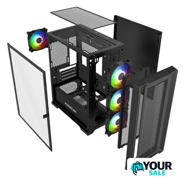 Корпус Powercase Alisio Micro X4B V2 CAMCXB-A4 - Изображение №6 — Интернет-магазин Your Sale