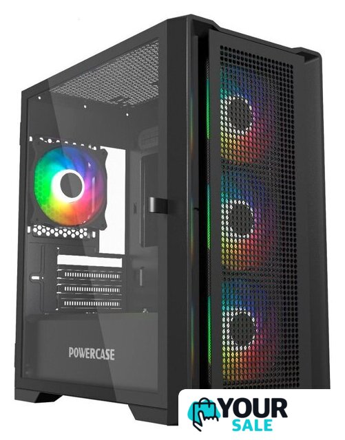 Корпус Powercase Alisio Micro X4B V2 CAMCXB-A4 - Изображение №1 — Интернет-магазин Your Sale
