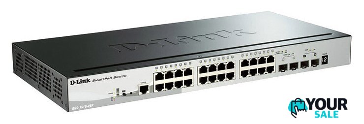 Управляемый коммутатор 3-го уровня D-Link DGS-1510-28P/A1A - Изображение №2 — Интернет-магазин Your Sale