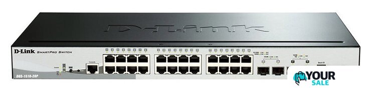 Управляемый коммутатор 3-го уровня D-Link DGS-1510-28P/A1A - Изображение №1 — Интернет-магазин Your Sale
