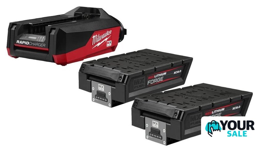 Аккумулятор с зарядным устройством Milwaukee MXFFORGENRG-802FC 4932500037 (72В + 72В/8 Ач) - Изображение №1 — Интернет-магазин Your Sale