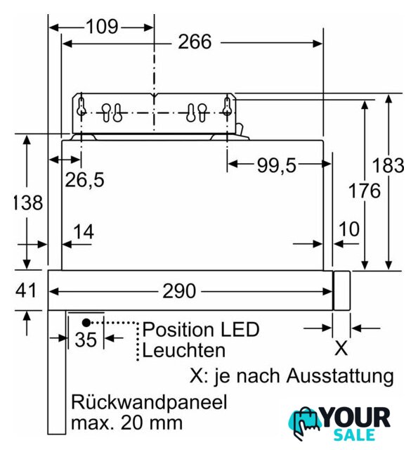 Кухонная вытяжка Bosch Serie 2 DFL063W57 - Изображение №12 — Интернет-магазин Your Sale