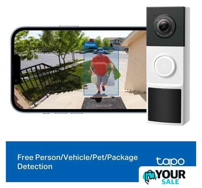 Умный дверной звонок TP-Link Tapo D210 - Изображение №5 — Интернет-магазин Your Sale