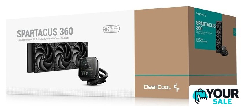 Система жидкостного охлаждения для процессора DeepCool Spartacus 360 R-SPT360-BKDSMP-G-1 - Изображение №6 — Интернет-магазин Your Sale