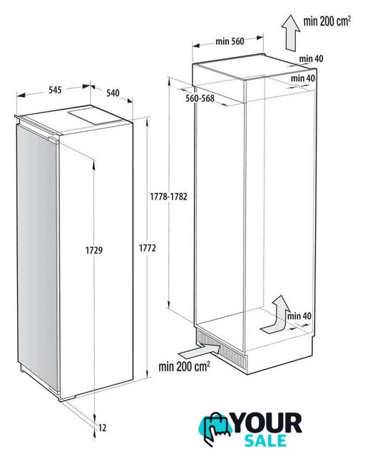 Морозильник Gorenje FNCI517E62WF - Изображение №2 — Интернет-магазин Your Sale