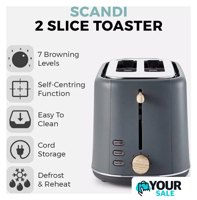 Тостер Tower Scandi T20027G - Изображение №2 — Интернет-магазин Your Sale