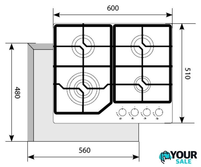 Варочная панель LEX GVG 640-1 BL - Изображение №6 — Интернет-магазин Your Sale