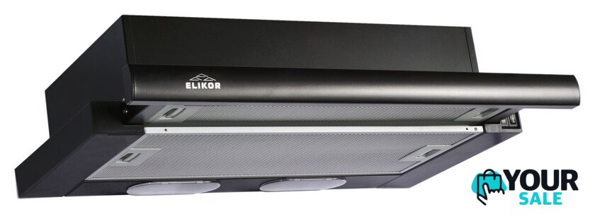 Кухонная вытяжка Elikor Интегра 60П-400-В2Л (черный) (841332) - Изображение №1 — Интернет-магазин Your Sale