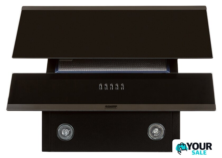 Кухонная вытяжка Krona Irida 600 Black Push Button - Изображение №3 — Интернет-магазин Your Sale