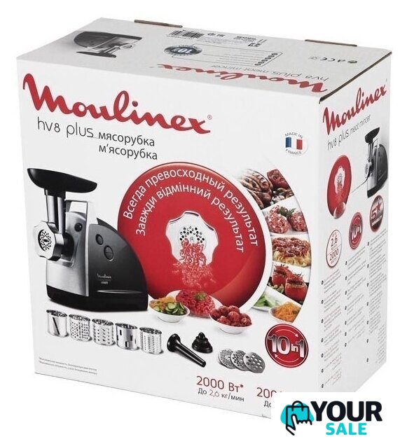 Мясорубка Moulinex HV8 ME683832 - Изображение №7 — Интернет-магазин Your Sale