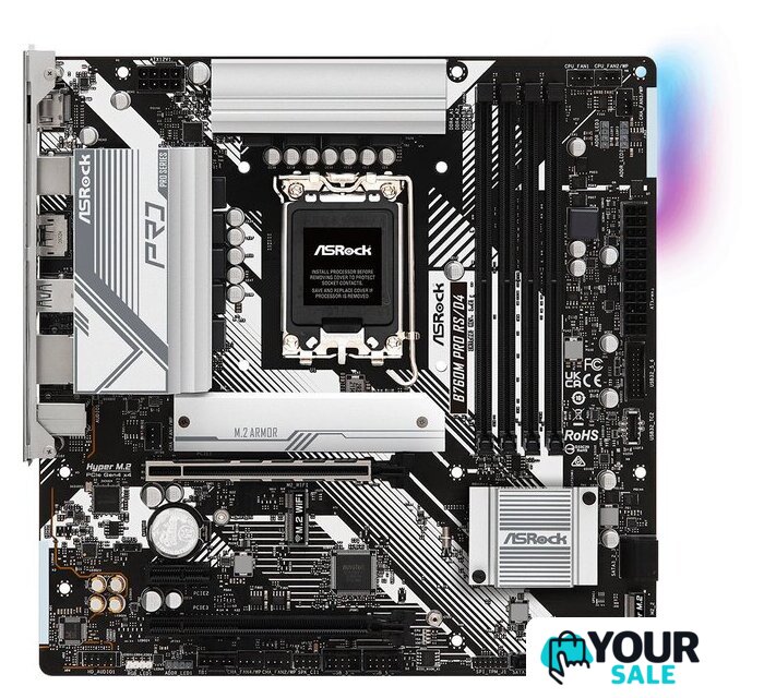 Материнская плата ASRock B760M Pro RS/D4 - Изображение №1 — Интернет-магазин Your Sale