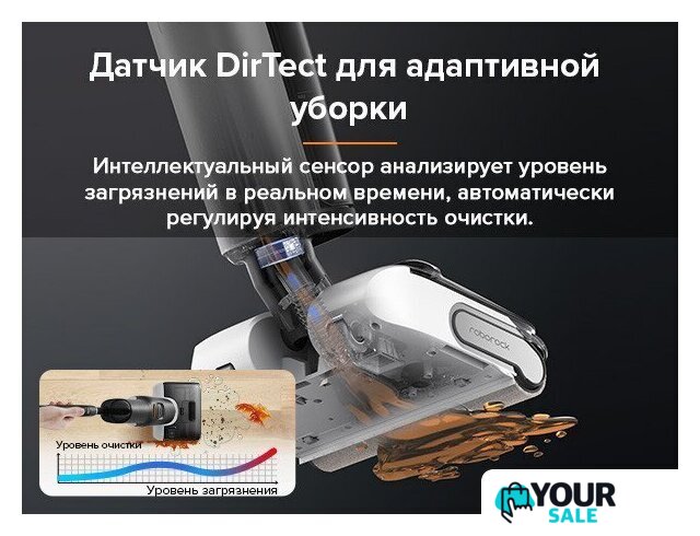 Вертикальный моющий пылесос Roborock Wet And Dry Vacuum Cleaner F25 WD5M1A (черный) - Изображение №24 — Интернет-магазин Your Sale