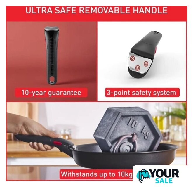 Набор сковород Tefal Ingenio Emotion L897SD74 - Изображение №5 — Интернет-магазин Your Sale