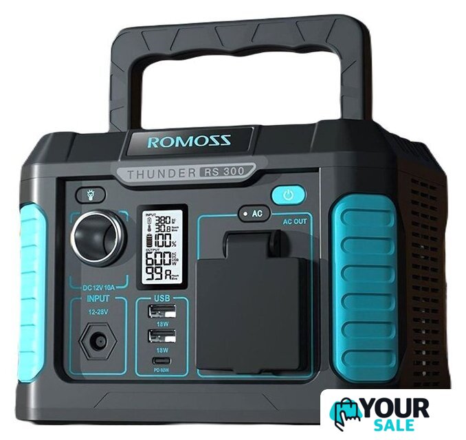 Портативная зарядная станция Romoss RS300 - Изображение №1 — Интернет-магазин Your Sale