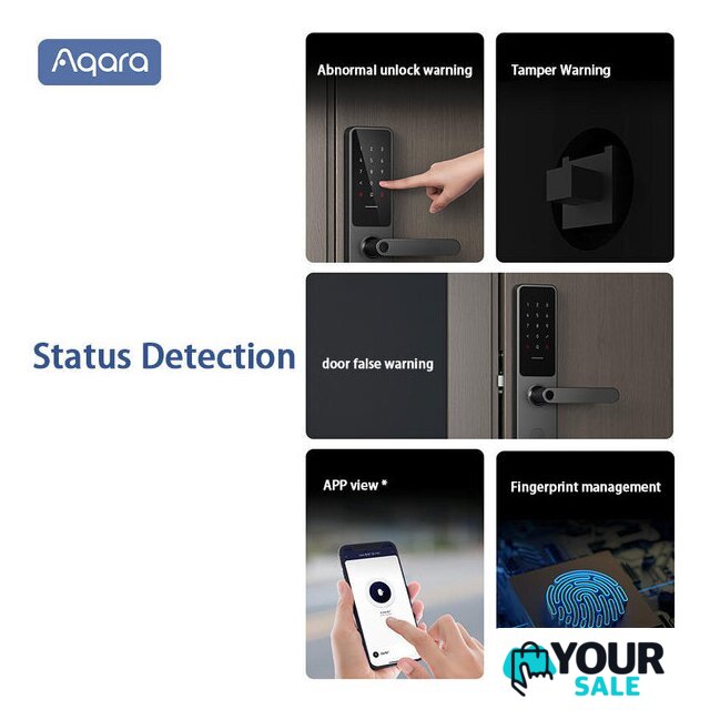 Умный дверной замок Aqara Door Lock A100 Zigbee ZNMS02ES - Изображение №7 — Интернет-магазин Your Sale