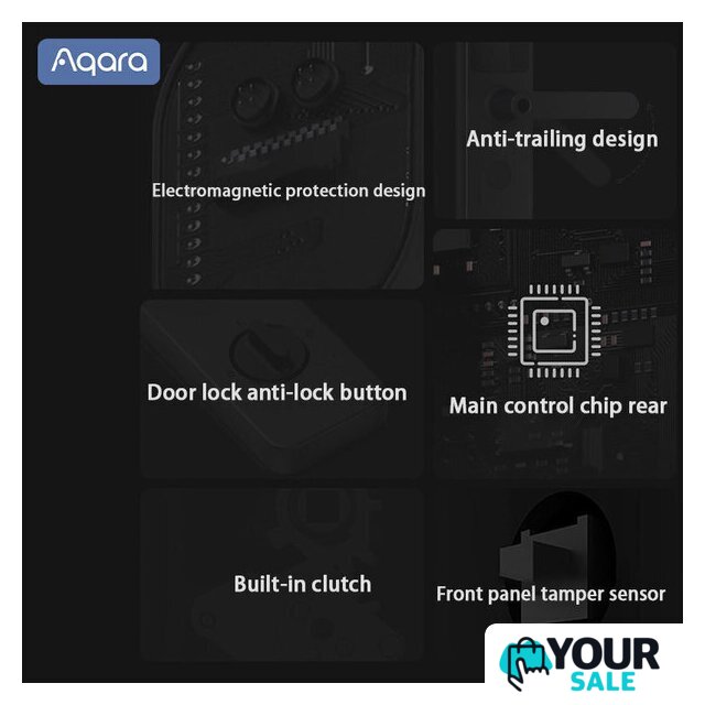 Умный дверной замок Aqara Door Lock A100 Zigbee ZNMS02ES - Изображение №5 — Интернет-магазин Your Sale