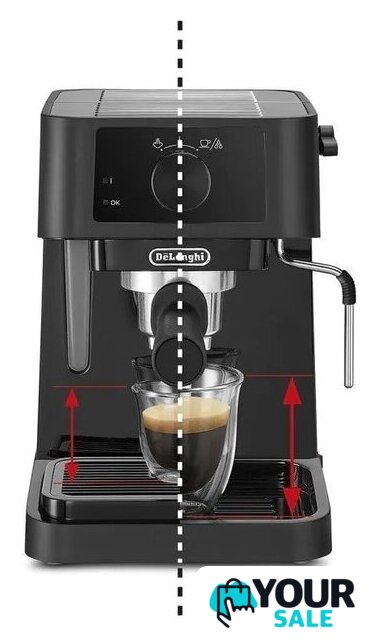 Рожковая кофеварка DeLonghi Stilosa EC230.BK - Изображение №3 — Интернет-магазин Your Sale