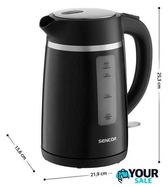Электрический чайник Sencor SWK 2710BK - Изображение №3 — Интернет-магазин Your Sale
