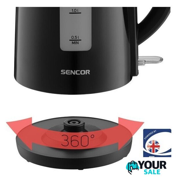 Электрический чайник Sencor SWK 2710BK - Изображение №4 — Интернет-магазин Your Sale