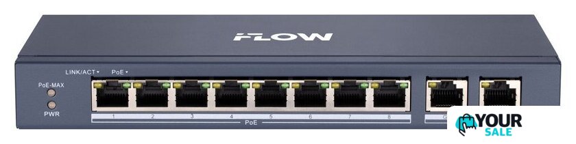 Неуправляемый коммутатор iFlow F-SW-EU410POE-V/L - Изображение №1 — Интернет-магазин Your Sale