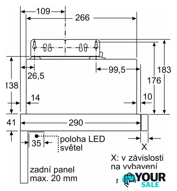 Кухонная вытяжка Bosch Serie 2 DFM064W55 - Изображение №11 — Интернет-магазин Your Sale