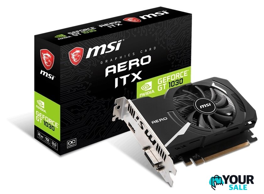 Видеокарта MSI GeForce GT 1030 Aero ITX OC 2GB DDR4 - Изображение №5 — Интернет-магазин Your Sale