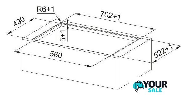 Варочная панель Franke Smart 2gether Black Lines FSM 7081R HI 340.0705.338 - Изображение №6 — Интернет-магазин Your Sale