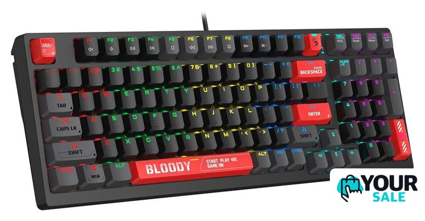 Клавиатура A4Tech Bloody S98 Red (Bloody BLMS Red Plus) - Изображение №9 — Интернет-магазин Your Sale
