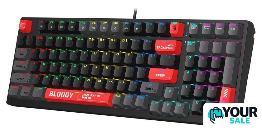 Клавиатура A4Tech Bloody S98 Red (Bloody BLMS Red Plus) - Изображение №10 — Интернет-магазин Your Sale