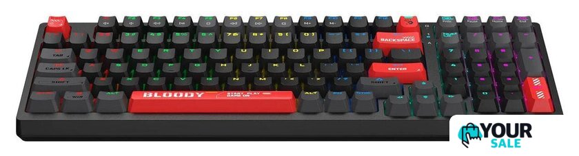 Клавиатура A4Tech Bloody S98 Red (Bloody BLMS Red Plus) - Изображение №12 — Интернет-магазин Your Sale