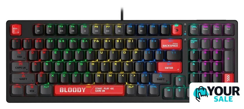 Клавиатура A4Tech Bloody S98 Red (Bloody BLMS Red Plus) - Изображение №1 — Интернет-магазин Your Sale
