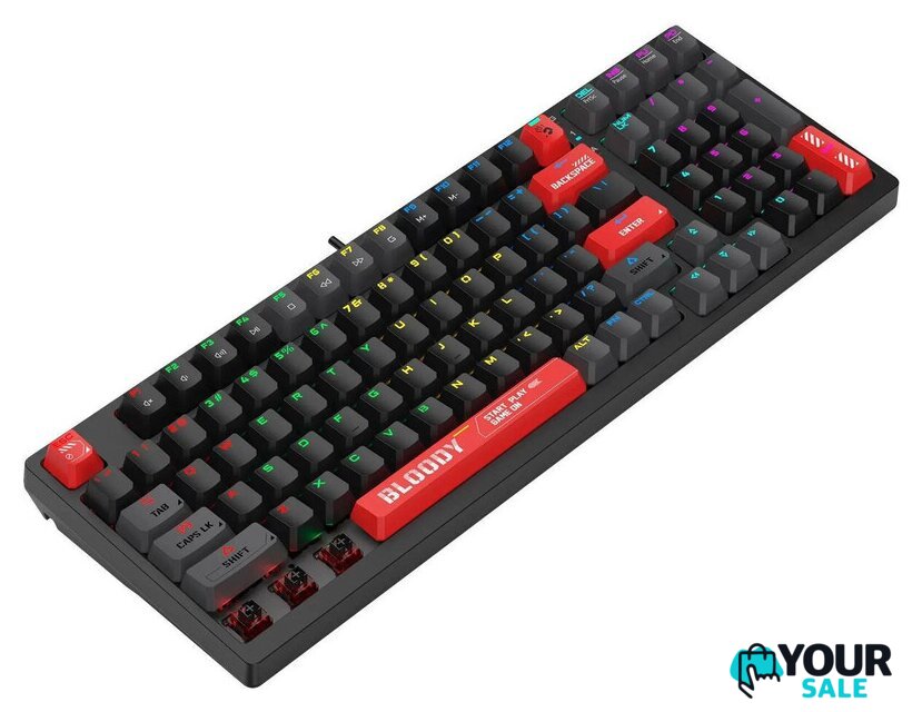 Клавиатура A4Tech Bloody S98 Red (Bloody BLMS Red Plus) - Изображение №15 — Интернет-магазин Your Sale