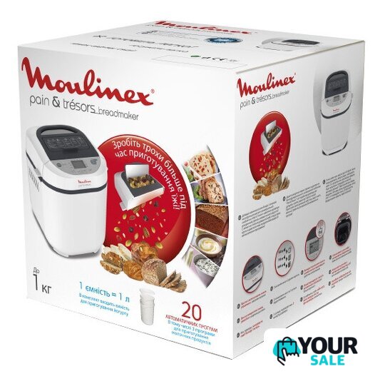 Хлебопечка Moulinex OW250132 - Изображение №3 — Интернет-магазин Your Sale