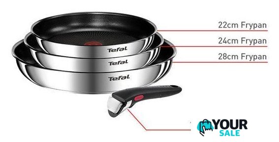 Набор сковород Tefal Ingenio Emotion L897S474 - Изображение №2 — Интернет-магазин Your Sale