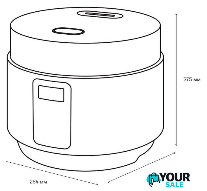 Мультиварка Garlyn MR-Solo 4 Pro - Изображение №2 — Интернет-магазин Your Sale